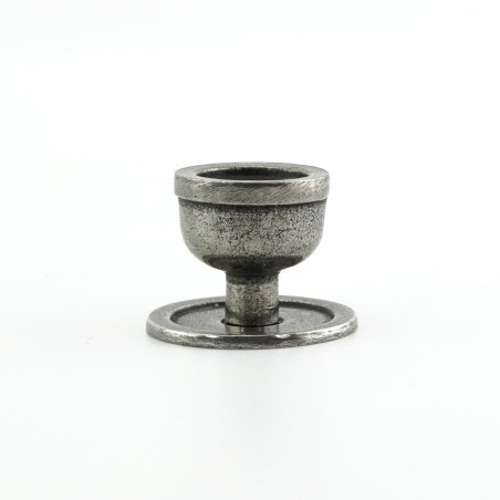 Pewter 'Quebec' Cabinet Knob